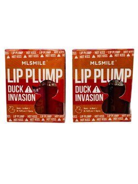 MLSmile Lip Plump Duck Invasion Set Of 2 - 3 Pcs Per Box Professional Makeup 2pk